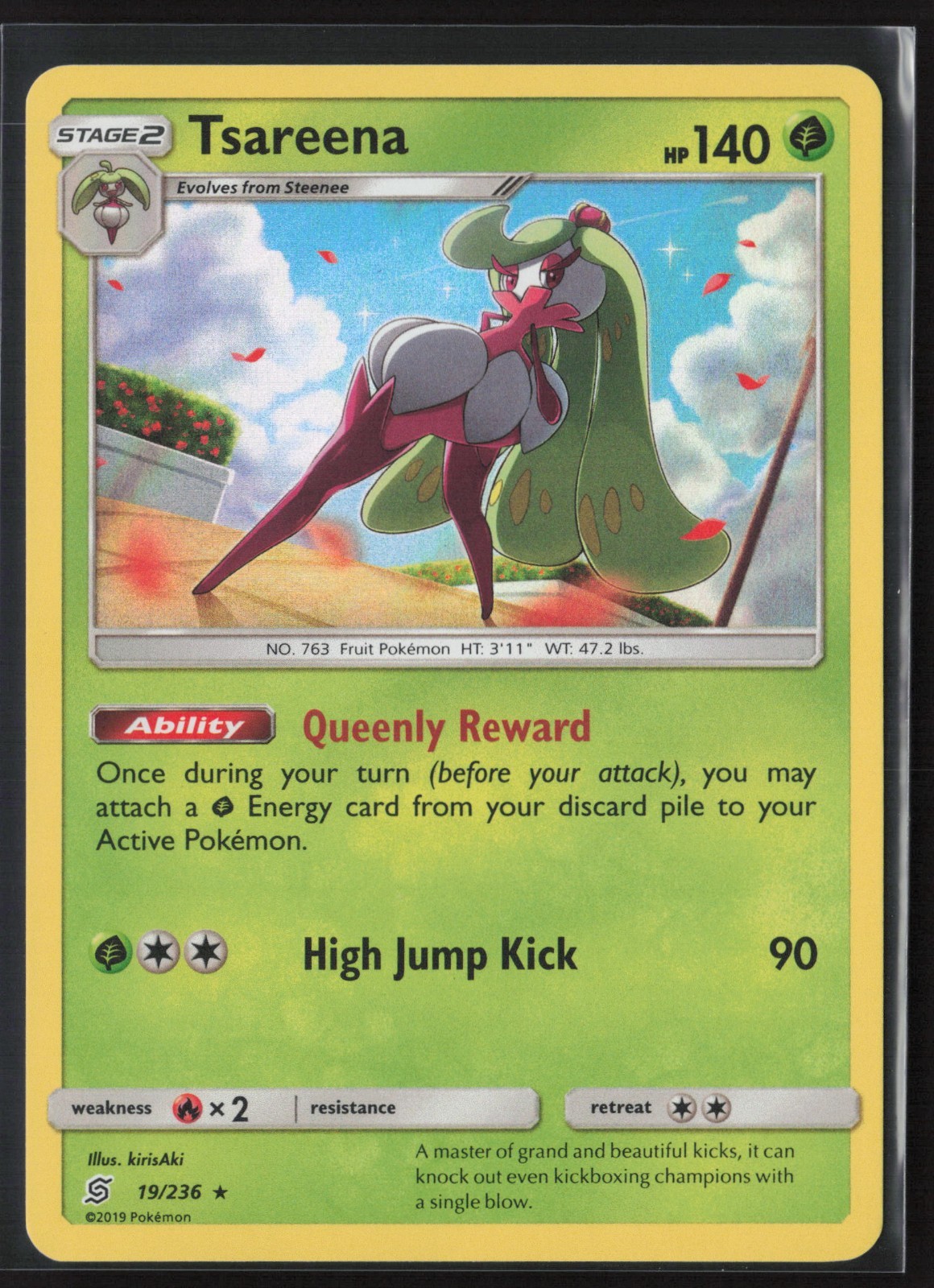 Tsareena 19/236 Sm-Unified Minds Holo NM