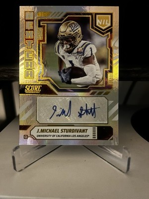 J.Michael Sturdivant 2025 Score Next Era NIL Auto #NEN-JST UCLA Bruins Card