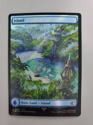 final fantasy island mtg 20x Magic The Gathering FOIL Full Art Lands - MTG Island (0573) Final Fantasy