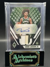 2023-24 Phoenix Andre Jackson Jr Rookie Jersey Auto /17