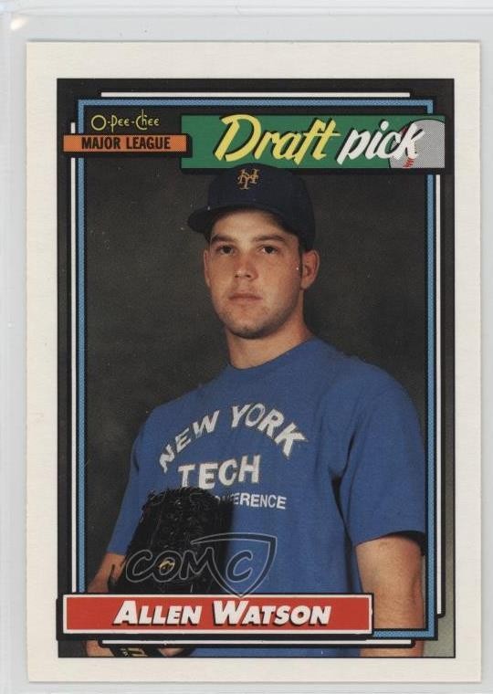 1992 O-Pee-Chee Allen Watson #654 Rookie RC 0n8