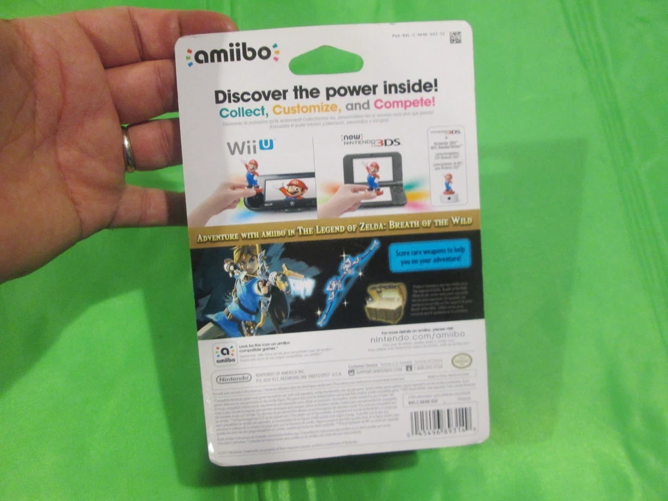 LINK TEARS OF THE KINGDOM AMIIBO SERIES LEGEND ZELDA Nintendo SWITCH EDICIÓN EE. UU. Foto 3 de 4