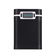 Dual USB Ports 5V/2.5A 2000-12000mAh Power Bank DIY Case For 4 18650 Battery zz