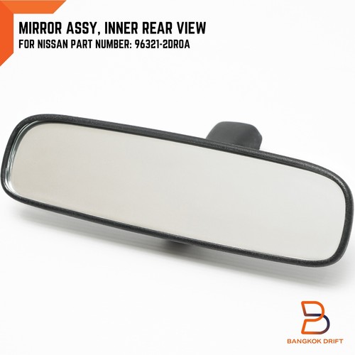 Interior Rear View Mirror For Nissan Frontier D22 D40 Pickup 05-14 96321-2DR0A - Picture 4 of 7