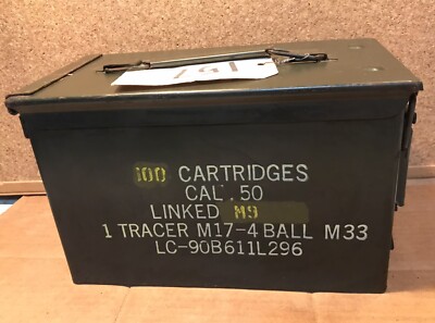 M9 .50 CAL 弾薬箱 100 CRTG 50 CAL. Ammo Can 100 CRTG Linked M9 | eBay