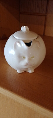 Katzenkanne - Teekanne - TEAPOT - CAT - 1A ZUSTAND - VINTAGE - RARITÄT - 