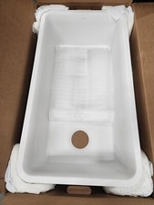 KOHLER K-8206-CM6 Cairn Sink, 33 in, Matte White