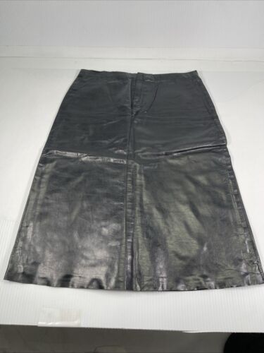 Gonna donna Banana Republic 100% pelle vintage Y2K taglia 0