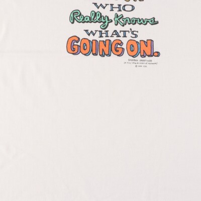 90'S SHOEBOX GREETINGS Message Print T-shirt Made in USA 90'S SHOEBOX GREETINGS Message Print T-shirt Made in USA