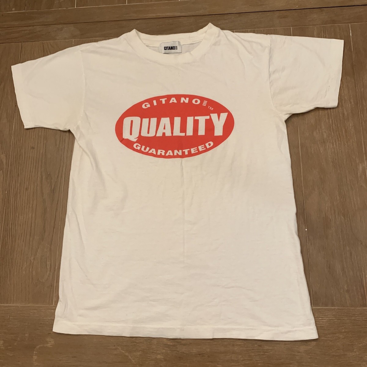 Vintage Single Stitch Gitano Quality Guaranteed T Shirt Sz L 2