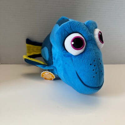 Disney Pixar Talking Dory 12'' Stuffed Plush Toy Finding Dory Bandai 2016 Works