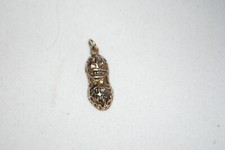 EG Inc Vintage Pendant Charm President Jimmy Carter Smiling Goldtone Peanut...