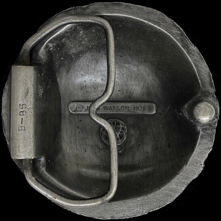 Amante del tenis jugador de pelota regalo retro deportes hippie años 70 vintage hebilla de cinturón Foto 2 de 2