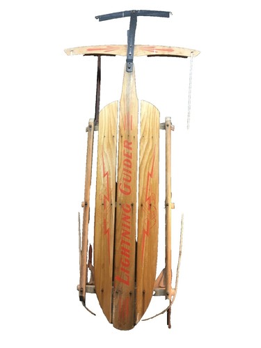 RARE VINTAGE Sled Dogs Snow-Skates Replacement Purple Base