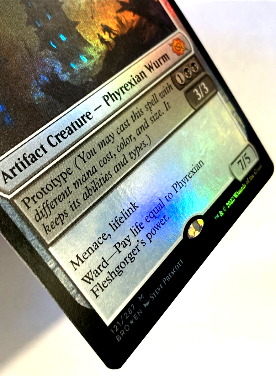 MTG Phyrexian Fleshgorger *FOIL* The Brothers' War 121 NM Mythic