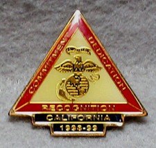 USMC 1998-1999 Headquarters Recognition Lapel Pin, small- California, EC