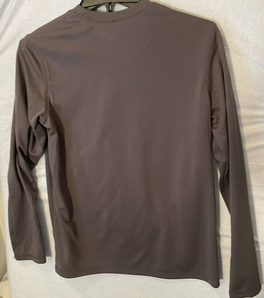 Zero Xposur ZX Shirt Boys SZ LARGE (14-16)  Dri Tech Long Sleeve Shirt Gray   - Image 2 of 4