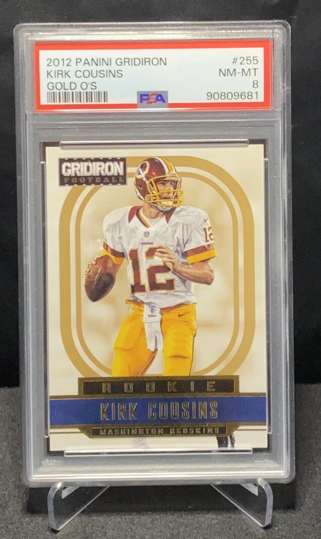 Kirk Cousins Panini Gridiron #255 Gold Os