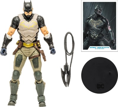 Bandai éxico cFarlane DC ultiverse Batan Dark Detective Future