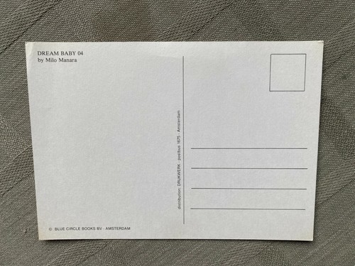 MILO MANARA CARTE POSTALE DREAM BABY 04 EN ÉTAT NEUF - Photo 2 sur 2