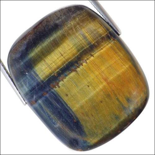 45.77 Ct Natural Tiger Eye Gemstone Multi Color Cushion Cut - Picture 2 of 2