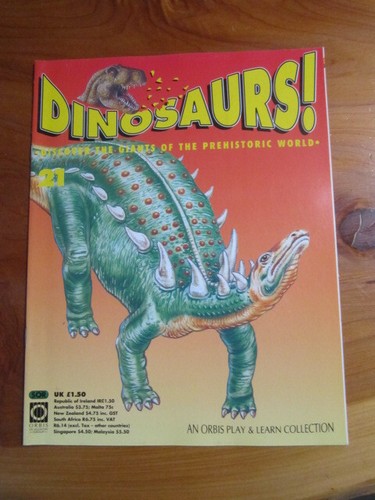 MAGAZINE DINOSAURS NO. 21 DISCOVER GIANTS OF THE PREHISTORIC WORLD * MUST SEE **
