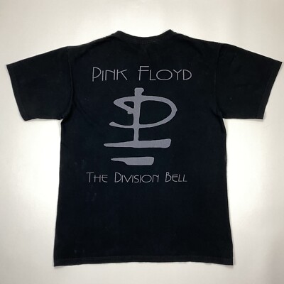 Vintage 2002 Anvil Pink Floyd The Division Bell Black T-Shirt Size