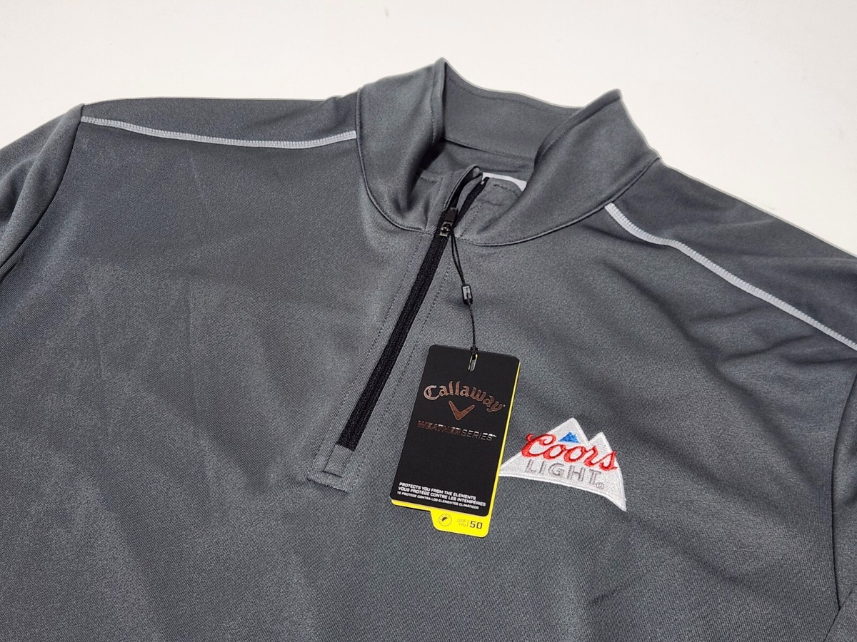 ☆Callaway☆ メンズ ジャケット ライドグレー L Mens-14-Zip-Pullover-Medium-