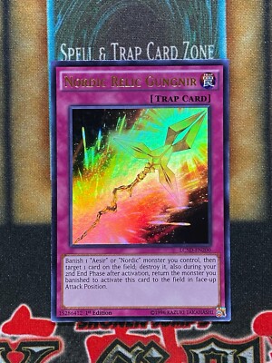 Yugioh Nordic Relic Gungnir LC5D-EN200 Ultra Rare 1st Ed NM
