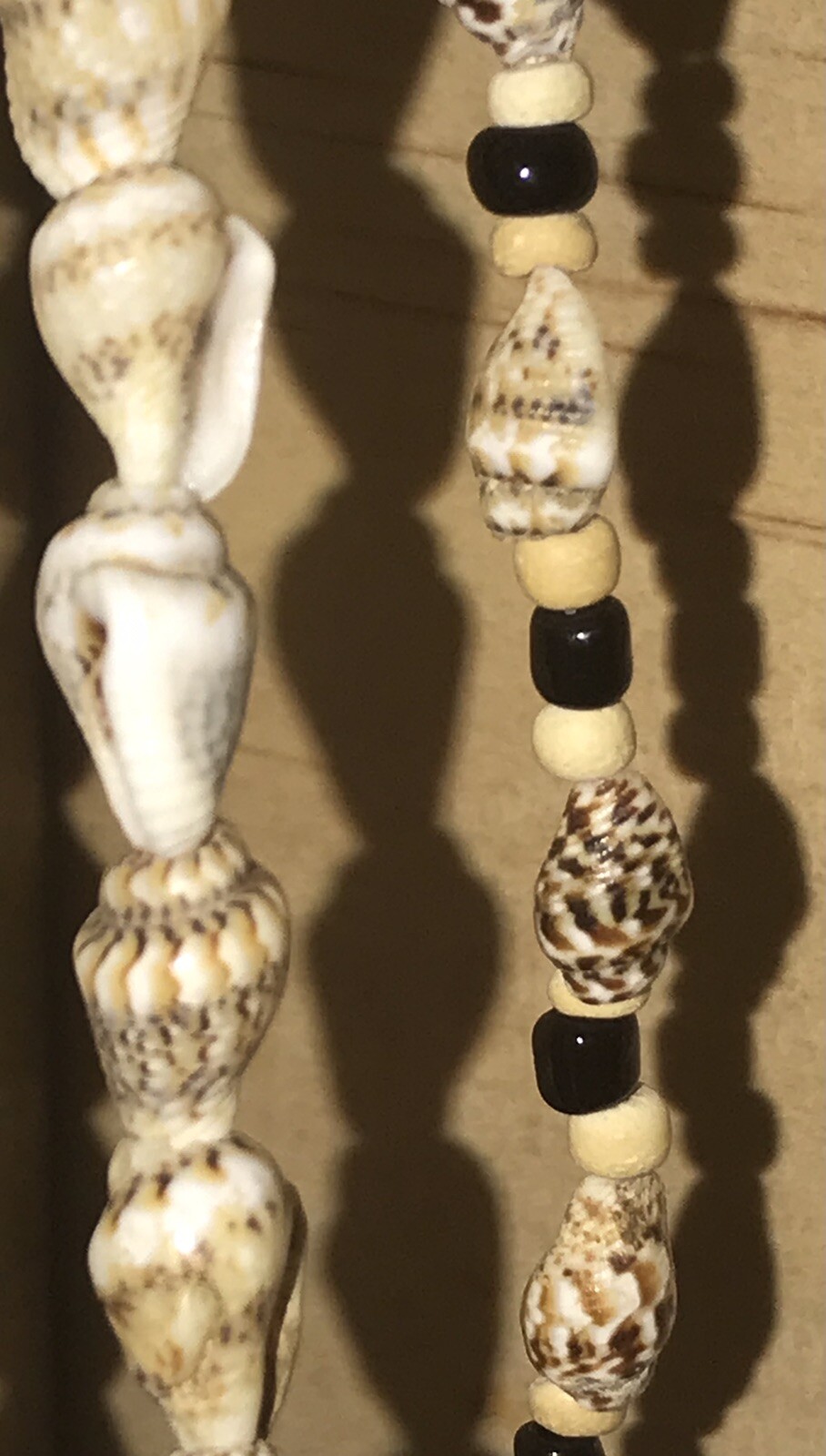 two small shell beaded necklaces - image 2