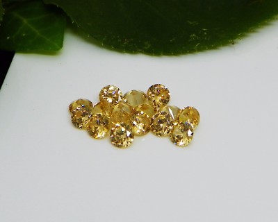 (4mm - 8mm) Round Champagne Cubic Zirconia (CZ) AAAAA Excellent Quality