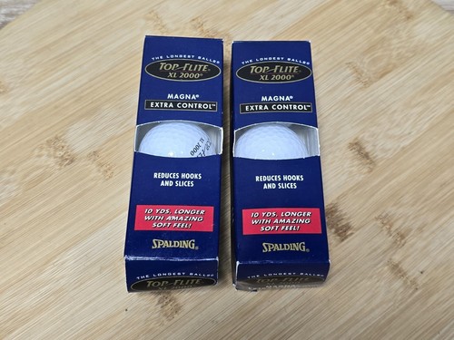 Spalding Top Flite XL 2000 Magna Extra Control Golf Balls 2 Packs 6 Balls