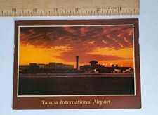 Postcard 1970's Tampa International Airport Florida Sun Coast Post Cards