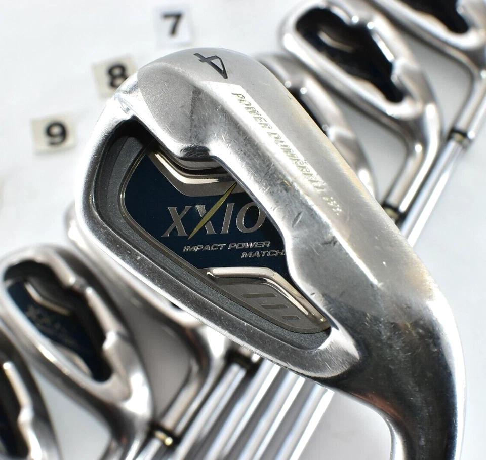 8p Dunlop XXIO 4-5-6-7-8-9-PW-SW RH NSPRO 950GH S Stiff Golf Iron Set Clubs Men - Image 3 of 4
