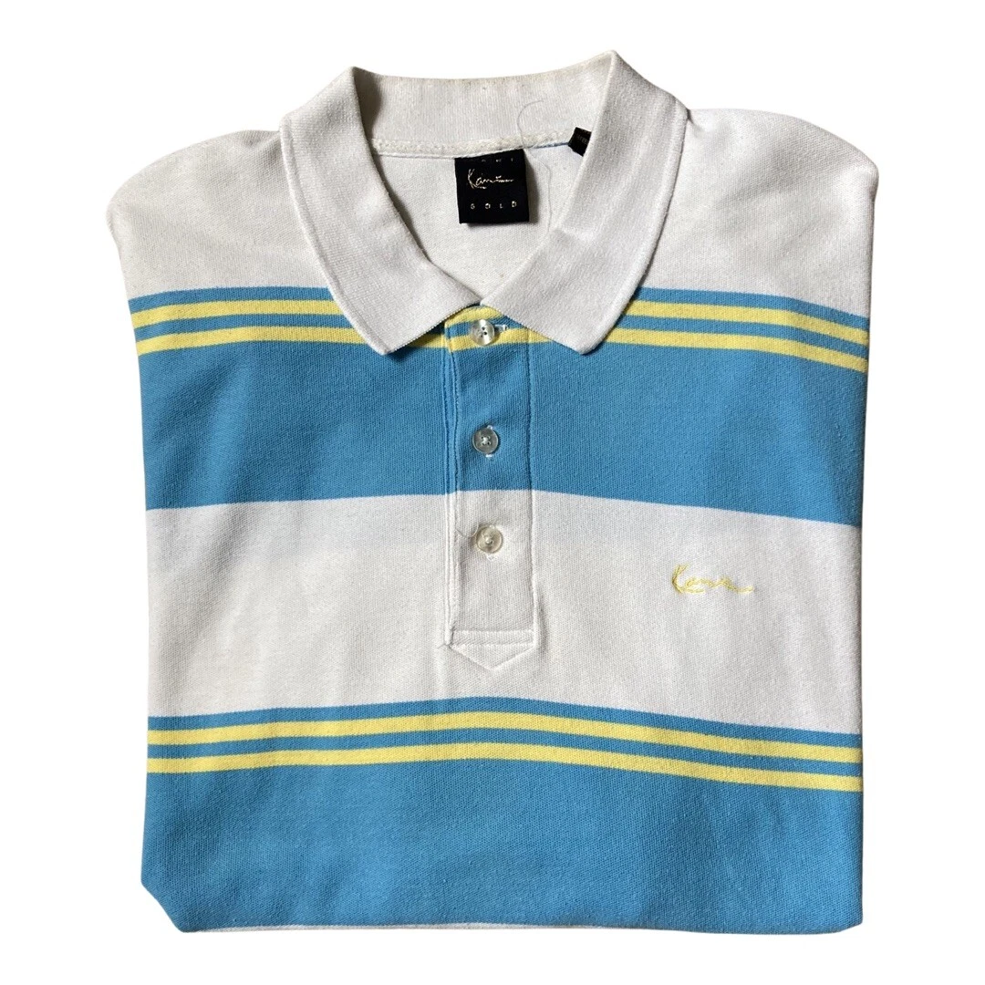 Spokesman Money rubber unconditional vintage y2k Karl kani polo shirt 2xl blue yellow stripes | eBay Spokesman Money rubber unconditional vintage y2k Karl kani polo shirt 2xl blue yellow stripes | eBay