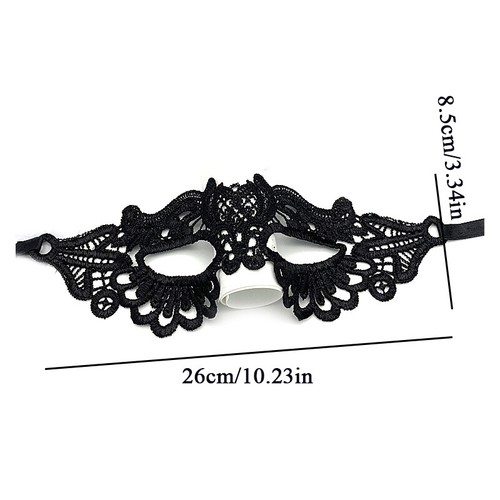 Sexy Eye Mask Eye Patch Half Face Eyeshade Cosplay Masks Lace Masquerade Mask♪ - Picture 5 of 17