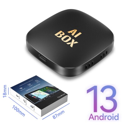 Wireless Carplay&Android Auto WiFi Adapter Smart Ai Box Netflix YouTube 16/32GB