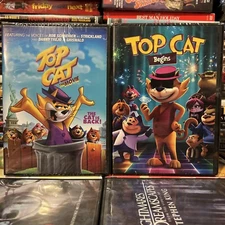 Top Cat the Movie 2013 and Top Cat Begins 2017 New DVD Lot of 2 Hanna-Barbera