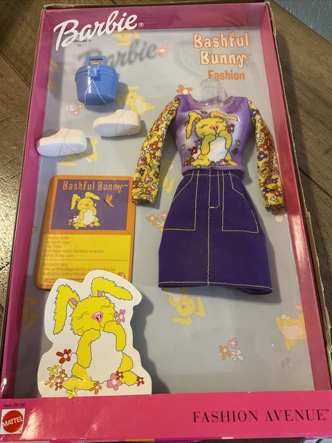 Barbie Fashion Avenue Lapin Timide - Mattel 29150 - 2001 - NEUVE Sous Blister