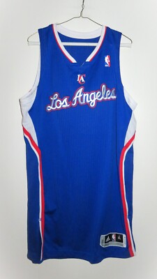 Authentic Adidas Los Angeles Clippers Authentic Blank Pro Cut Style Jersey XL 48