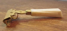vintage Schick Eversharp, safety razor gold tone off white handle USA