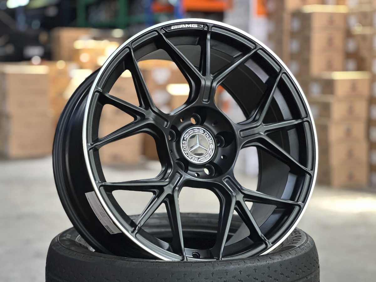 New 18x8.5 Mercedes AMG GT Design Black (4 Wheel) 5x112 fit W177