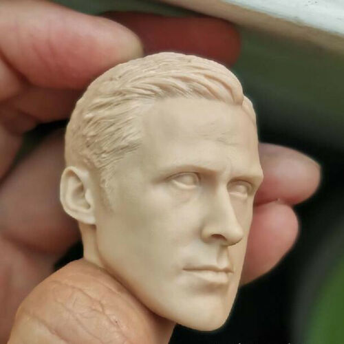 Blank 1/6 Scale Blade Runner Ryan Gosling Head Sculpt Unpainted Fit 12" Figure - Picture 2 of 4