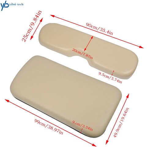 Bottom Lean Seat Cushion W/Hardware For EZGO Medalist TXT 1994 95-2013 Golf Cart - Picture 16 of 37