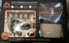 Massage RBX Deluxe Foot Multi Roller / Foot Soak Salt Set New Sealed
