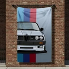 BMW M3 E30 Retro Vintage Car Banner Flag 3x5 ft Garage Classic Automotive