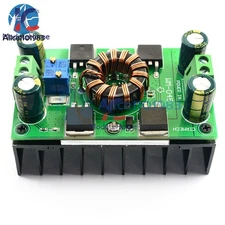 DC 5V-30V 300W 10A CC CV Auto Step-Up Step-Down Buck-Boost Power Supply Module