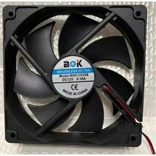 1Pc BDH12025B 12025 DC12V 0.18A 12CM 2-Wire PWM Cooling Fan