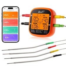 Wireless Digital Meat Thermometer,Instant Read Food Thermometer with LCD Disp...