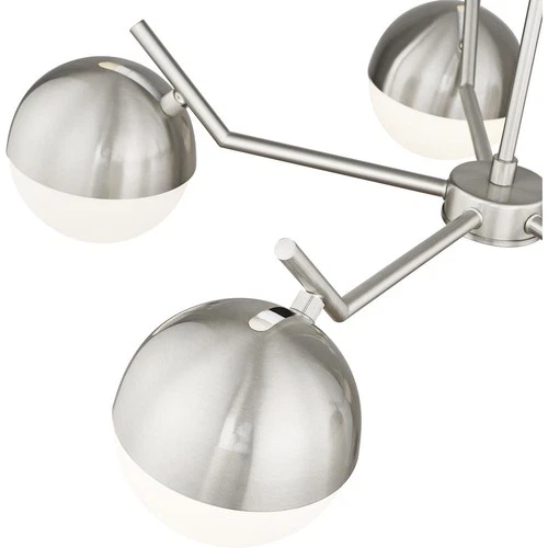 Z-Lite 7517-5BN Realm Sphere Chandelier Brushed Nickel - Picture 6 of 8